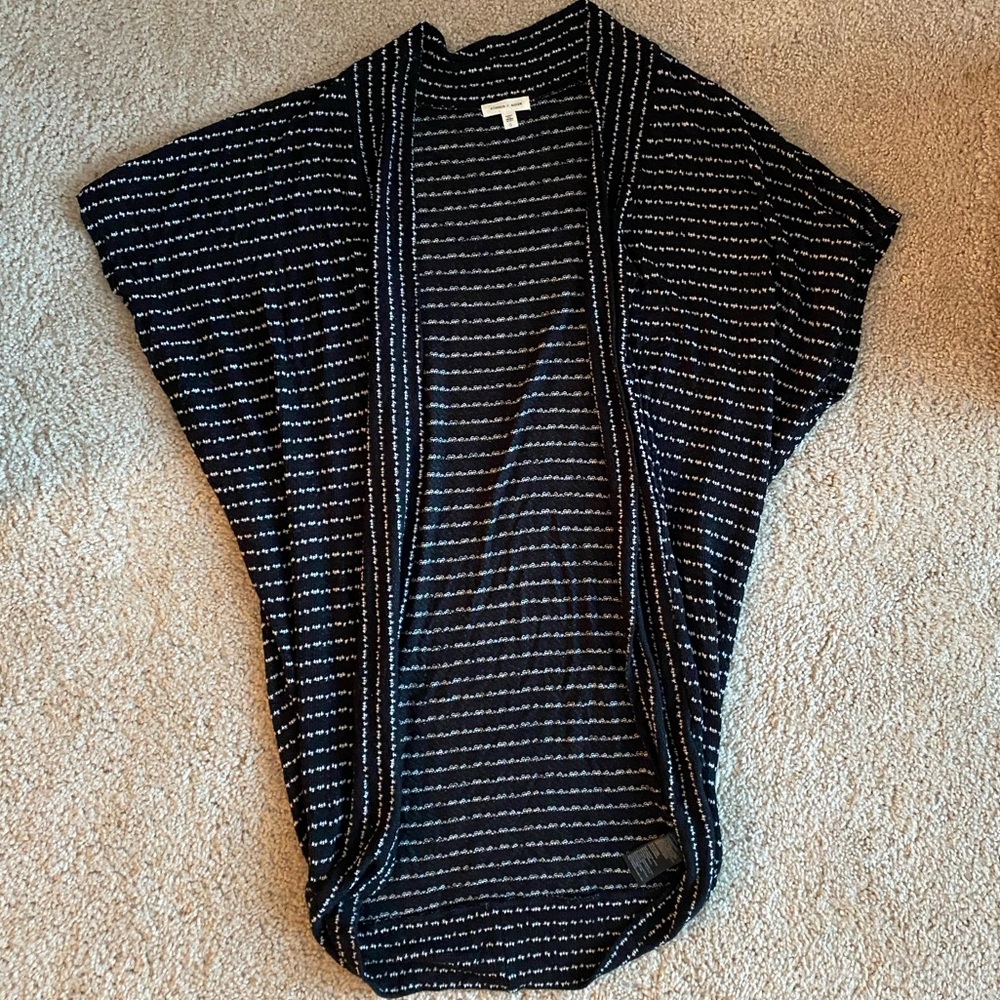 Silence + Noise striped dolman sleeve cardigan